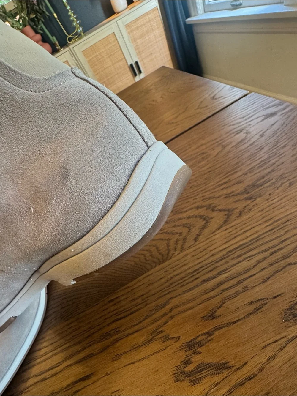 Cole Haan LenarGrand Suede Chukka Boots - Light Taupe Nike Soles Men’s Size 12
